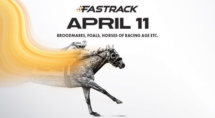 Fastrack April Mixed Sale - April 11, 2026 - Embryos, foals, broodmares, racing horses etc.